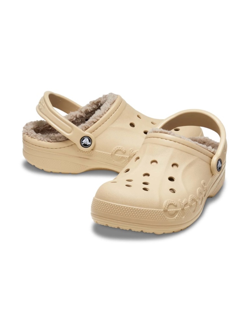 CROCS Unisex Baya Lined Clog in Chai Beige Women’s 8